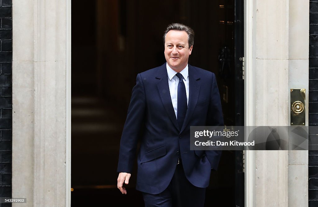 David Cameron Holds The First Cabinet Meeting Since The UK Voted To Leave The EU