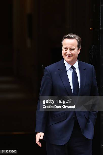 Prime Minister, David Cameron leaves 10 Downing Street following a cabinet meeting on June 27, 2016 in London, England. British Prime Minister David...