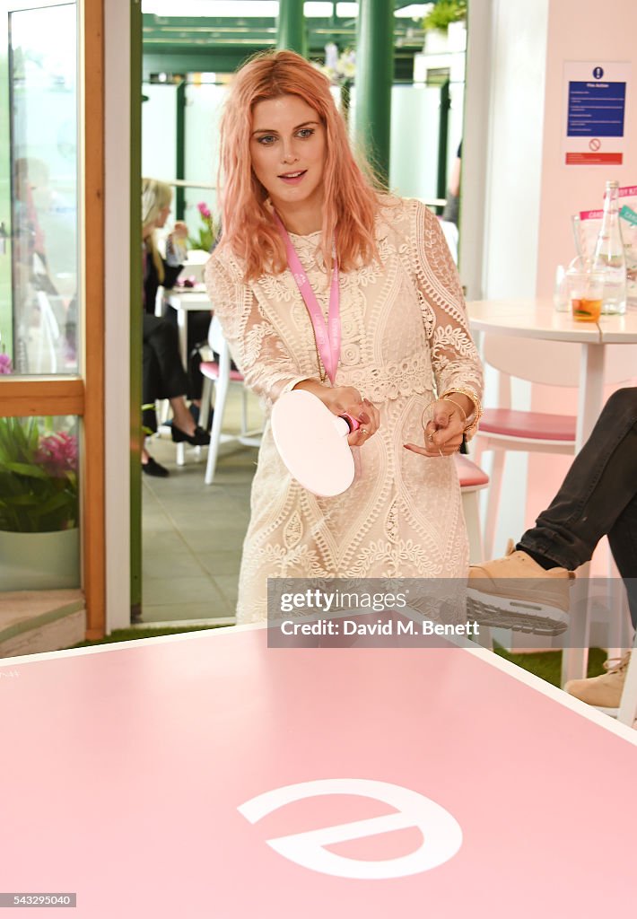 Evian Live Young Suite On The Opening Day Of The Championships, Wimbledon 2016