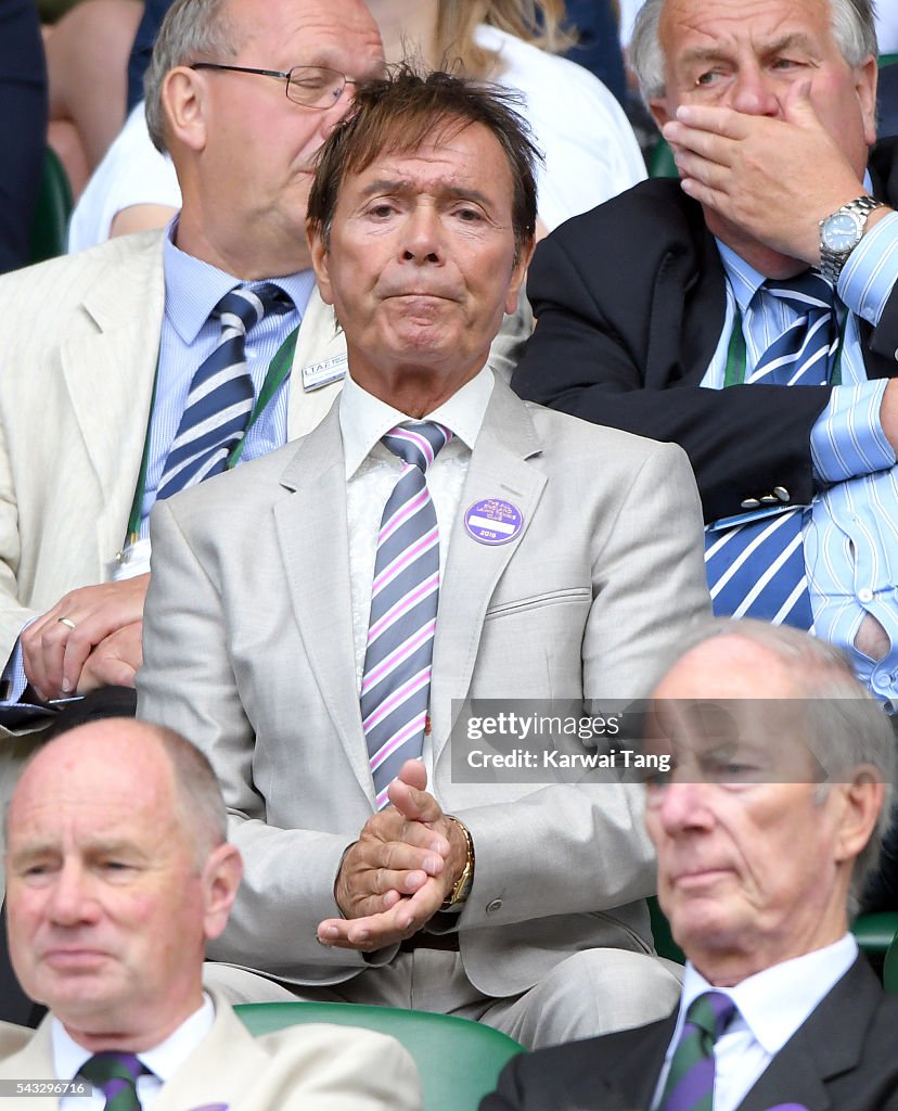 Celebrities Attend Wimbledon