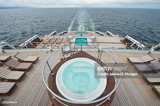 Life on board the world's largest ocean liner, Cunard's Queen Mary 2 on November 18, 2014 in St John, Nova Scotia. Captain Kevin Oprey is also...