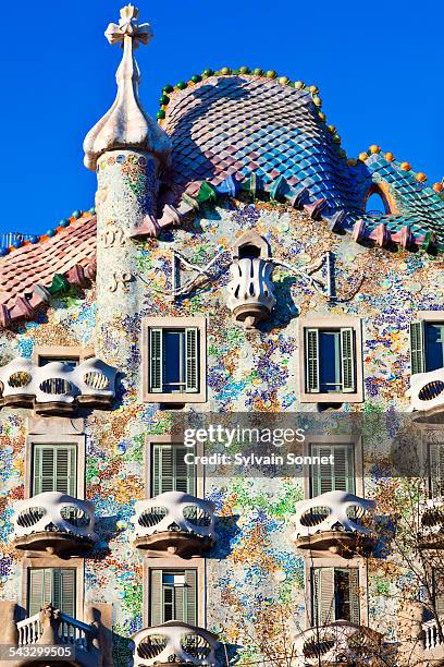 barcelona, casa batllo - casa batlló imagens e fotografias de stock