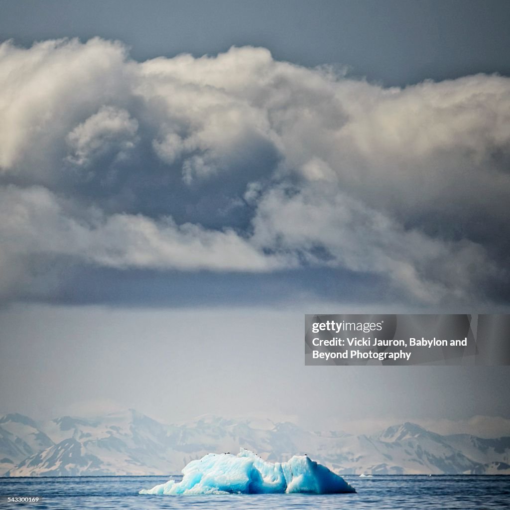 Amazing Iceberg and Cloud in Alaska