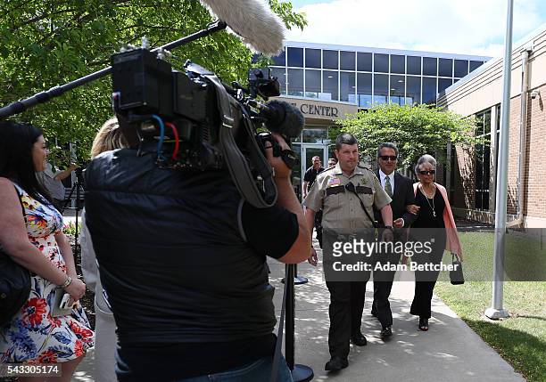 Prince's half-sister Norrine Nelson made her way into the Carver County Justice Center on June 27, 2016 in Chaska, Minnesota. Prince died on April...