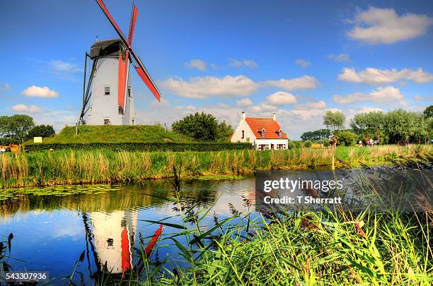 damme windmill - damme stock pictures, royalty-free photos & images