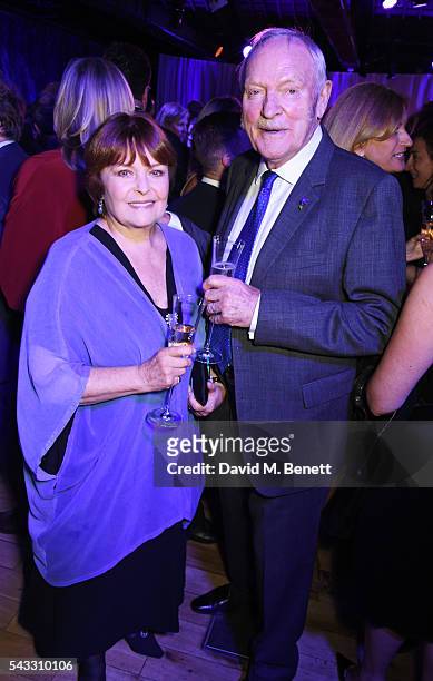 Isla Blair and Julian Glover attend the Summer Gala for The Old Vic at The Brewery on June 27, 2016 in London, England.