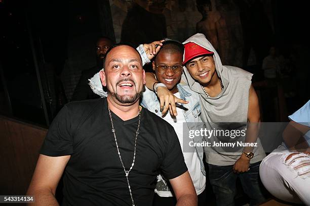 James Cruz, Gianni Harrell, and Quincy Brown attend the 8th Annual "Remember The Time" Michael Jackson Tribute at 1OAK on June 26, 2016 in West...