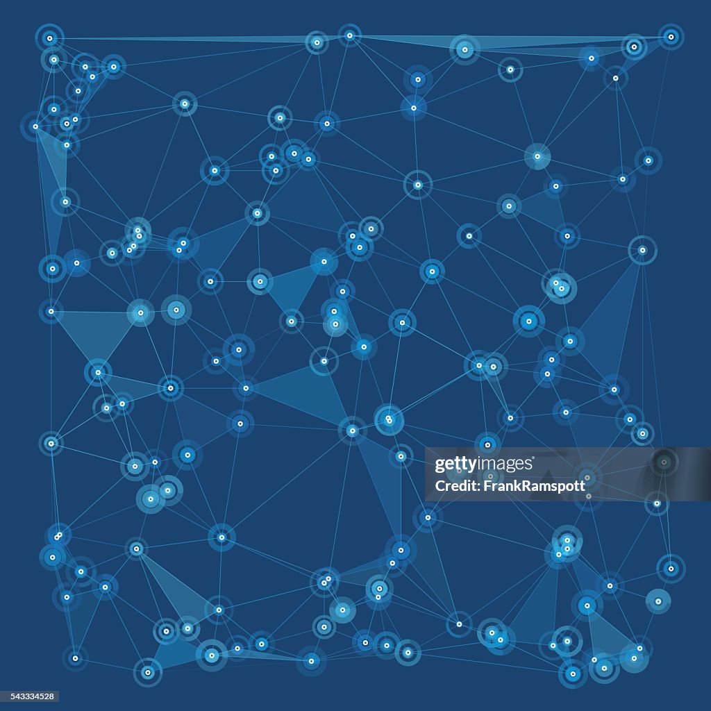 Deep Sea Vector Polygon Pattern