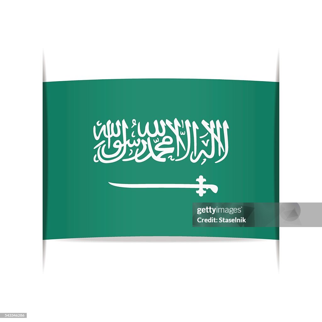 Saudi Element Flag Of Saudi Arabia Element For Infographics High-Res Vector Graphic ...