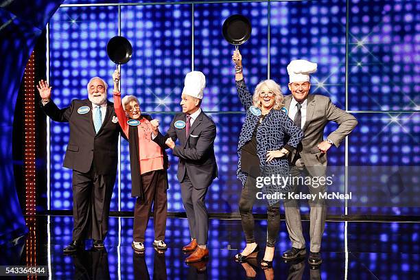 Paula Deen vs Carson Kressley - The celebrity families competing to win cash for their charities feature the families of celebrity chef and cooking...