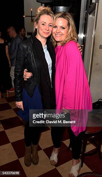 Kellie Shirley and Jo Joyner attend the after party of "The Truth" at Polpo At The Ape and Bird on June 27, 2016 in London, England.