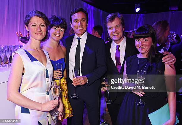 Ben Miles and guests attend the Summer Gala for The Old Vic at The Brewery on June 27, 2016 in London, England.