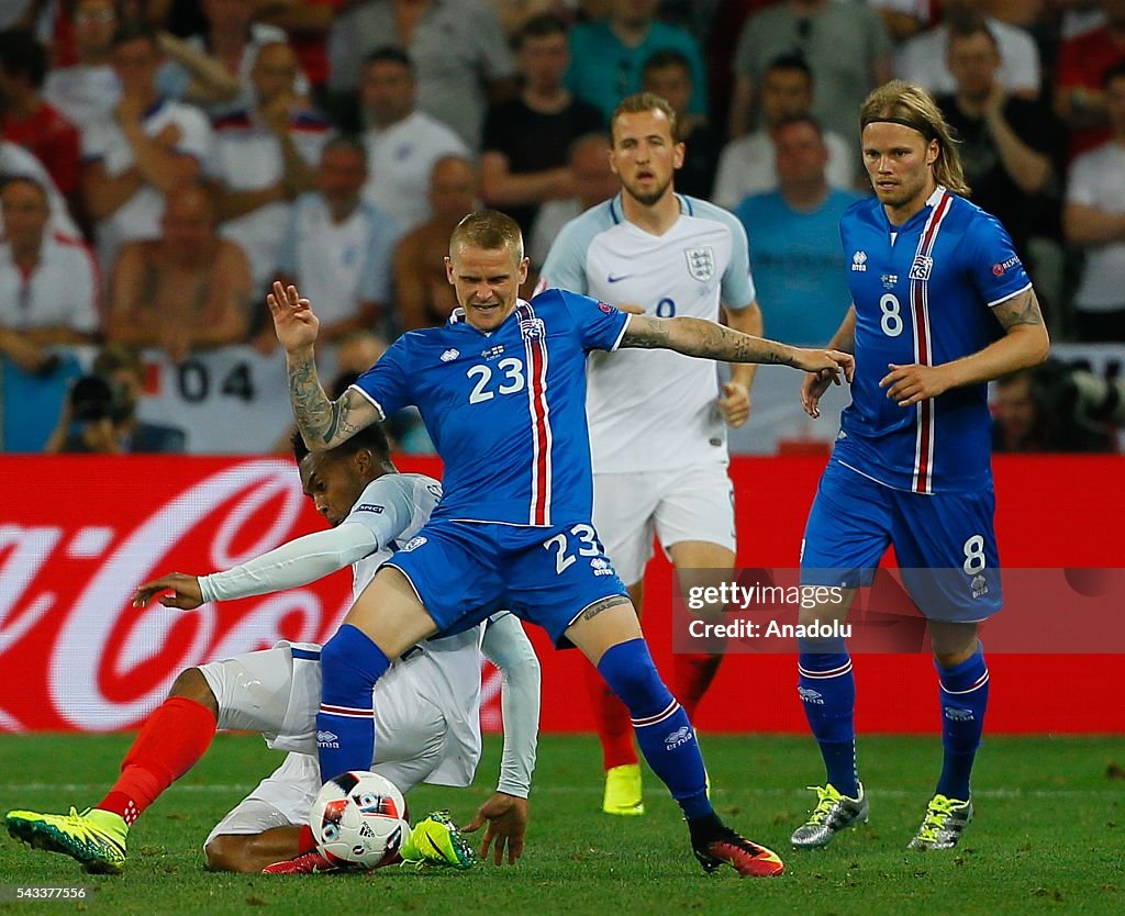 Iceland v England - Euro 2016