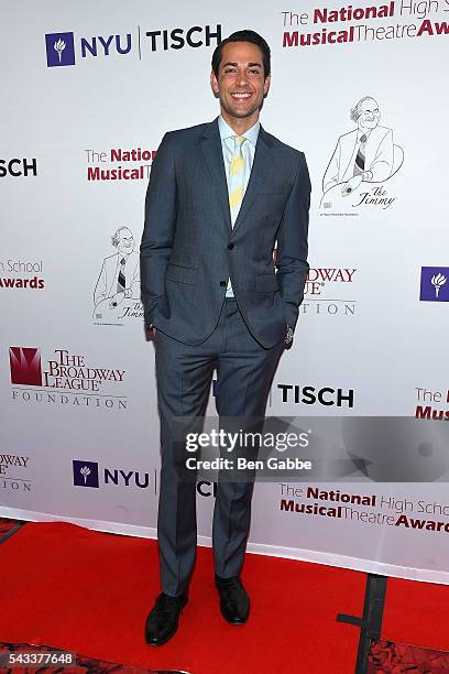 Actor Zachary Levi attends the 8th Annual National High School Musical Theatre Awards at Minskoff Theatre on June 27, 2016 in New York City.