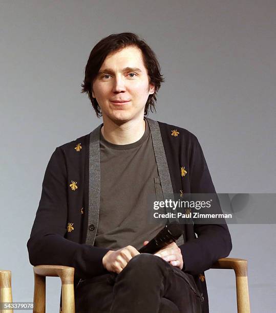 Actor Paul Dano attends The Apple Store Presents: Daniel Radcliffe And Paul Dano, "Swiss Army Man" at Apple Store Soho on June 27, 2016 in New York...