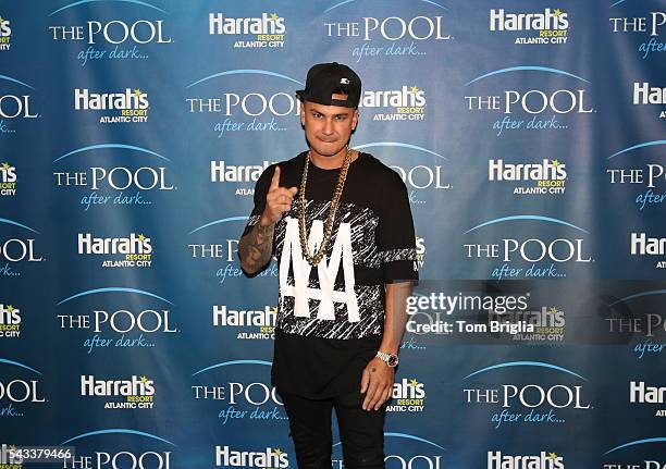 Paul 'Pauly D' DelVecchio performs at The Pool After Dark at The Pool After Dark at Harrah's Resort on Saturday June 25, 2016 in Atlantic City, New...