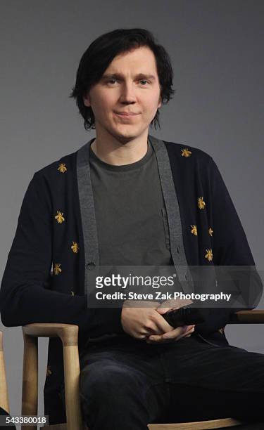 Actor Paul Dano speaks at The Apple Store Presents: "Swiss Army Man" at Apple Store Soho on June 27, 2016 in New York City.