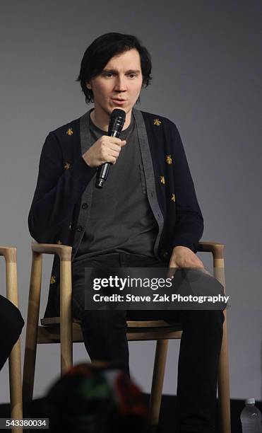 Actor Paul Dano speaks at The Apple Store Presents: "Swiss Army Man" at Apple Store Soho on June 27, 2016 in New York City.