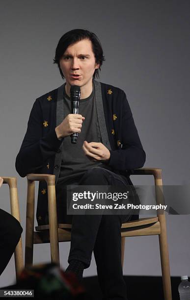 Actor Paul Dano speaks at The Apple Store Presents: "Swiss Army Man" at Apple Store Soho on June 27, 2016 in New York City.