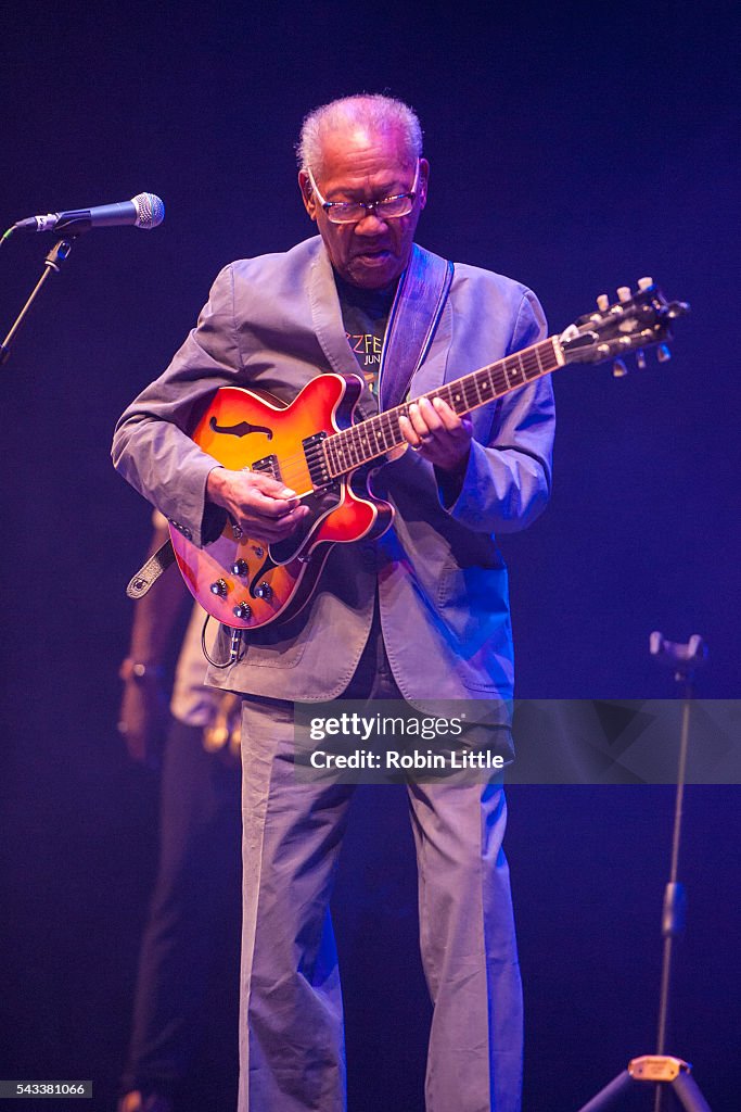 Ernest Ranglin Performs At Barbican Centre In London