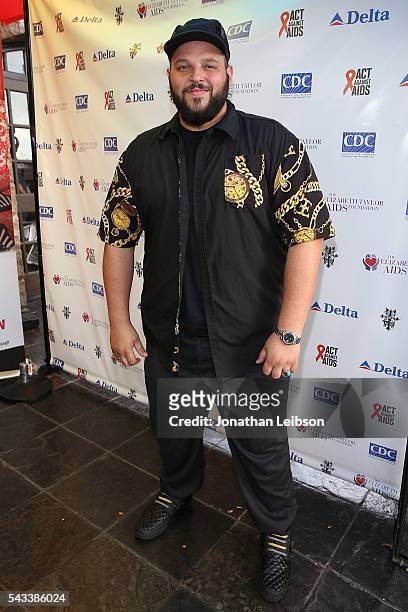 Daniel Franzese attends The Elizabeth Taylor AIDS Foundation Co-hosts National HIV testing Day With The CDC's Act Against AIDS at The Abbey in West...