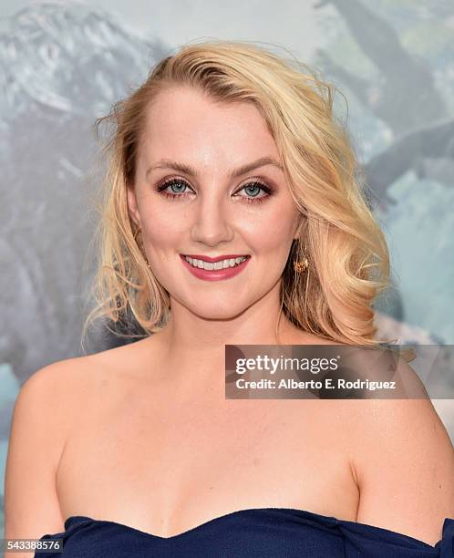 Actress Evanna Lynch attends the premiere of Warner Bros. Pictures' "The Legend of Tarzan" at Dolby Theatre on June 27, 2016 in Hollywood, California.