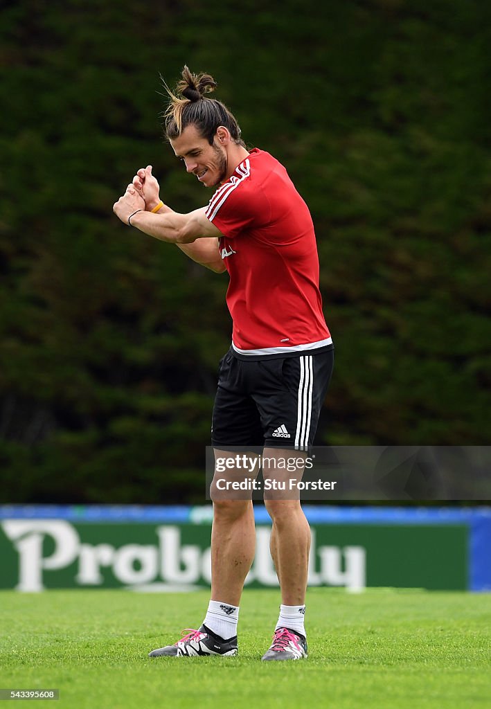 Wales Training Session and Press Conference