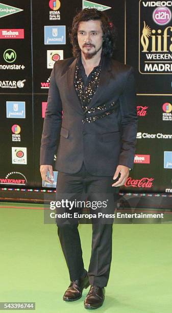 Darshan Kumaar attends IIFA Awards green carpet during the 17th edition of IIFA Awards, the International Indian Film Academy Awards, at Ifema on...