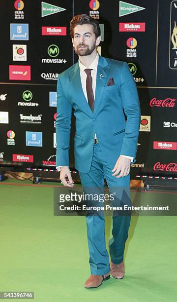 Neil Nitin Mukesh attends IIFA Awards green carpet during the 17th edition of IIFA Awards, the International Indian Film Academy Awards, at Ifema on...