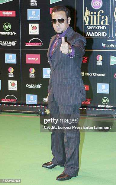 Gulshan Grover attends IIFA Awards green carpet during the 17th edition of IIFA Awards, the International Indian Film Academy Awards, at Ifema on...