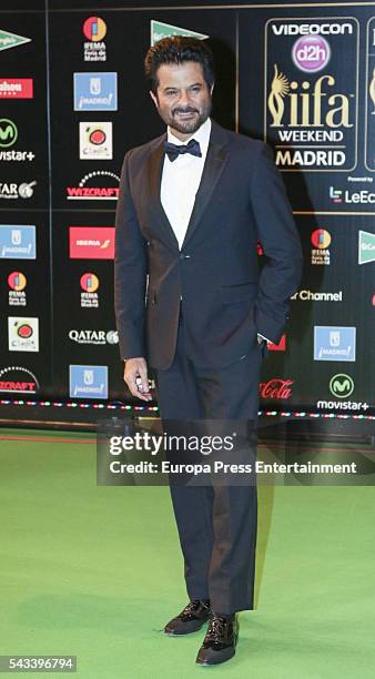 Anil Kapoor attends IIFA Awards green carpet during the 17th edition of IIFA Awards, the International Indian Film Academy Awards, at Ifema on June...