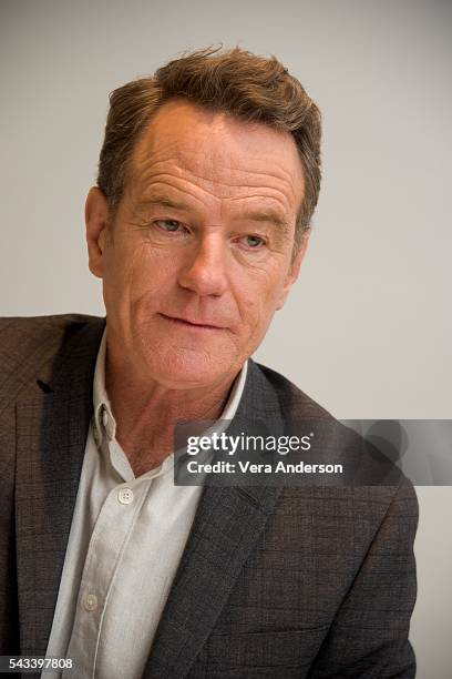 Bryan Cranston at "The Infiltrator" Press Conference at the Four Seasons Hotel on June 27, 2016 in Beverly Hills, California.