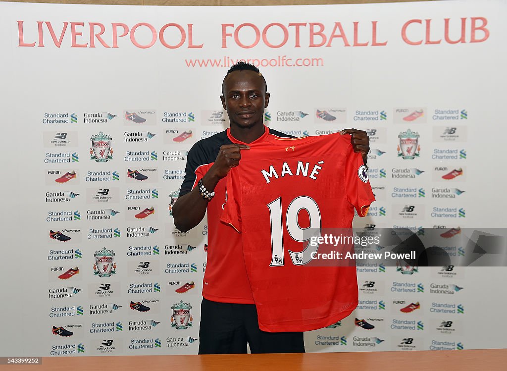 Liverpool Unveil New Signing Sadio Mane