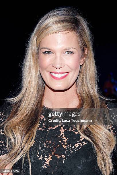 Verena Wriedt attends the Ewa Herzog show during the Mercedes-Benz Fashion Week Berlin Spring/Summer 2017 at Erika Hess Eisstadion on June 28, 2016...