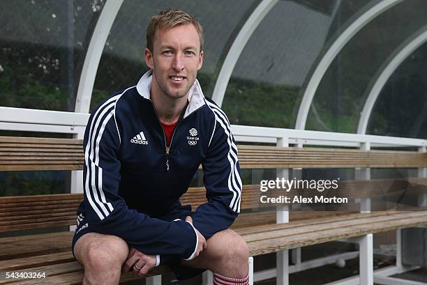 Team GB captain Barry Middleton during the Announcement of Hockey Athletes Named in Team GB for the Rio 2016 Olympic Games at the Bisham Abbey...