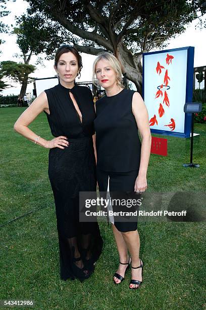 Aure Atika and Karin Viard attend Fred Jeweler Celebrates 80 Years of Creation at Hotel Cap Estel in Eze, France on June 23, 2016.