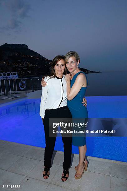 Brune de marjerie and Melita Toscan du Plantier attend Fred Jeweler Celebrates 80 Years of Creation at Hotel Cap Estel in Eze, France on June 23,...