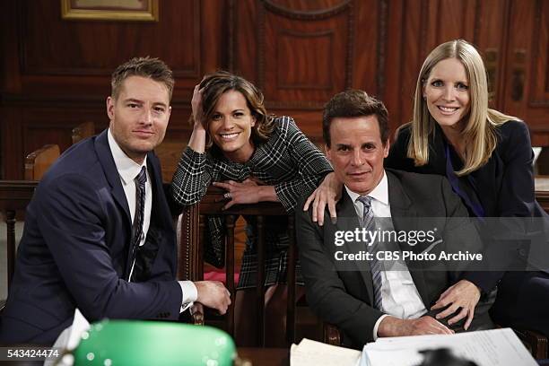 Coverage of the CBS series THE YOUNG AND THE RESTLESS, scheduled to air on the CBS Television Network. Pictured: Justin Hartley (Adam Newman, Melissa...