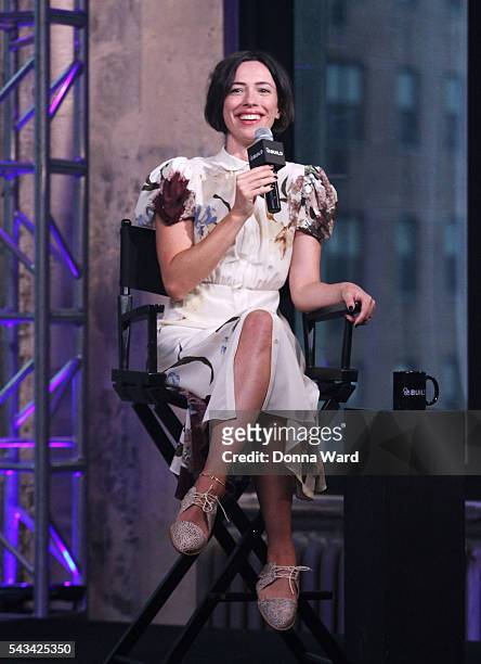 Rebecca Hall appears to promote "The BFG" during the AOL BUILD Series at AOL Studios In New York on June 28, 2016 in New York City.