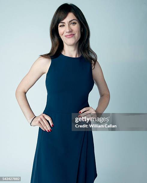 Actress Maggie Siff is photographed for Los Angeles Times on May 9, 2016 in Los Angeles, California.