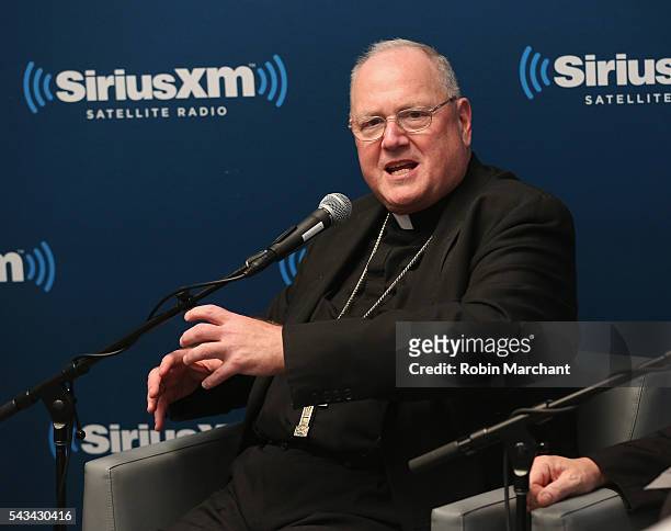 Timothy Cardinal Dolan visits SiriusXM Townhall at SiriusXM Studio on June 28, 2016 in New York City.