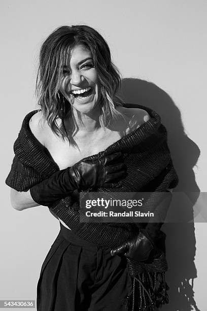 Actress Jessica Szohr is photographed for Self Assignment on January 31, 2015 in Los Angeles, California.