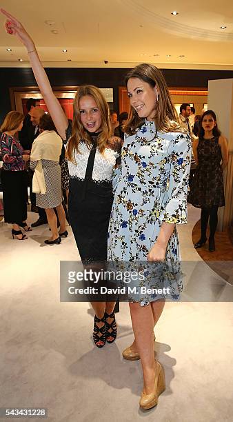 Daisy Jenks and Olivia Perry attend the Mappin & Webb Flagship Opening, celebrating the announcement of Gabriella Wilde as the new brand ambassador...