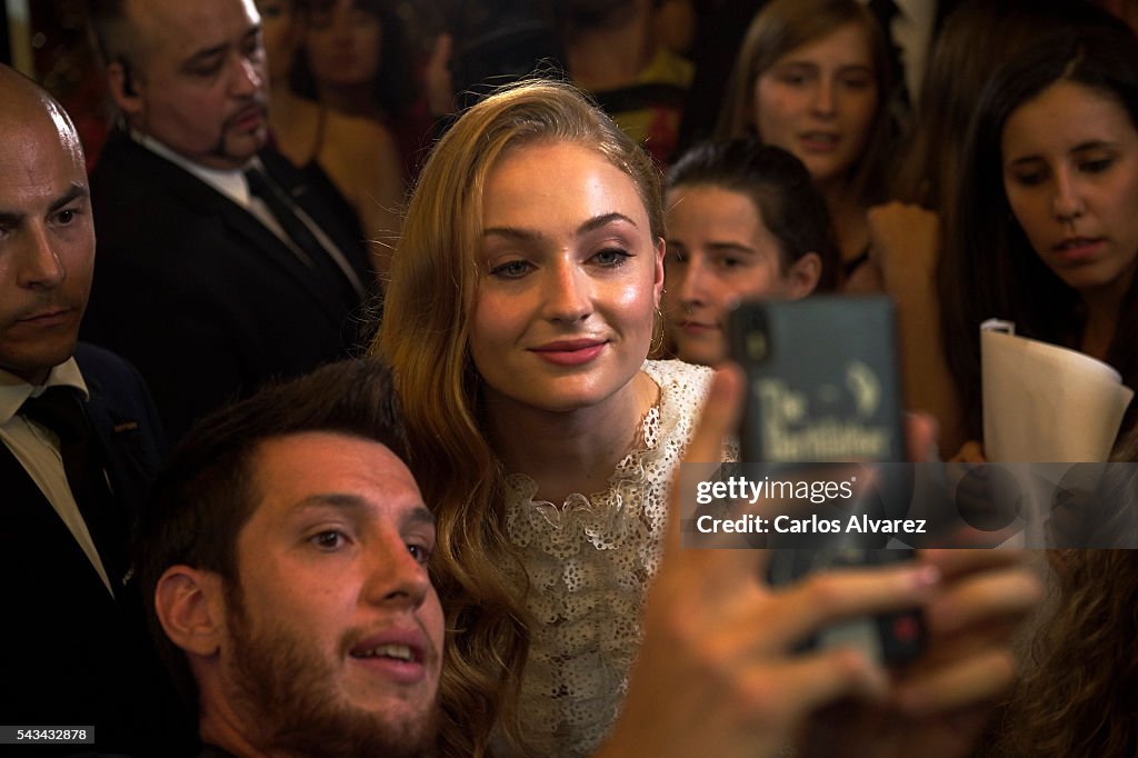 Sophie Turner Attends 'Game Of Thrones' Fans Event in Madrid