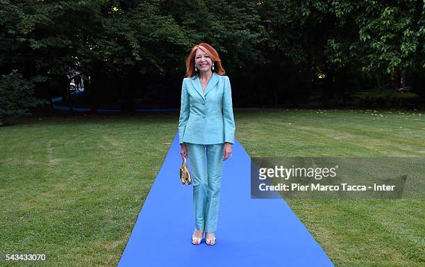 Bedy Moratti attends the gala dinner after FC Internazionale Shareholder's Meeting on June 28, 2016 in Milan, Italy.