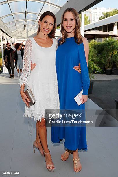 Dagmar Koegel and her daughter Alana Siegel attend the Riani show during the Mercedes-Benz Fashion Week Berlin Spring/Summer 2017 at Erika Hess...