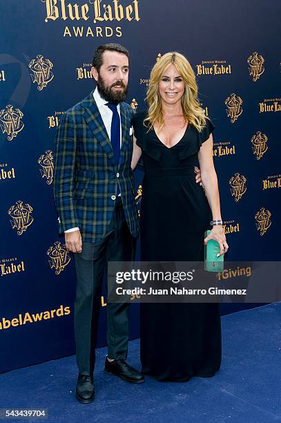 Ainhoa Arbizu attends 'Blue Label Awards' at Residence of the Ambassador of United Kingdom in Spain on June 28, 2016 in Madrid, Spain.