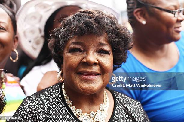 Recording artist Shirley Caesar attends a ceremony honoring her with a Star on The Hollywood Walk of Fame on June 28, 2016 in Hollywood, California.