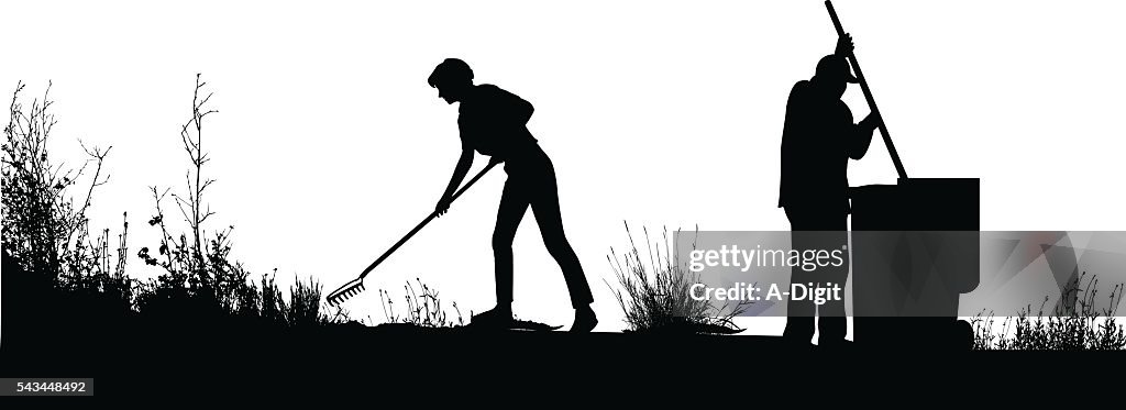 Couple Yard Landscaping