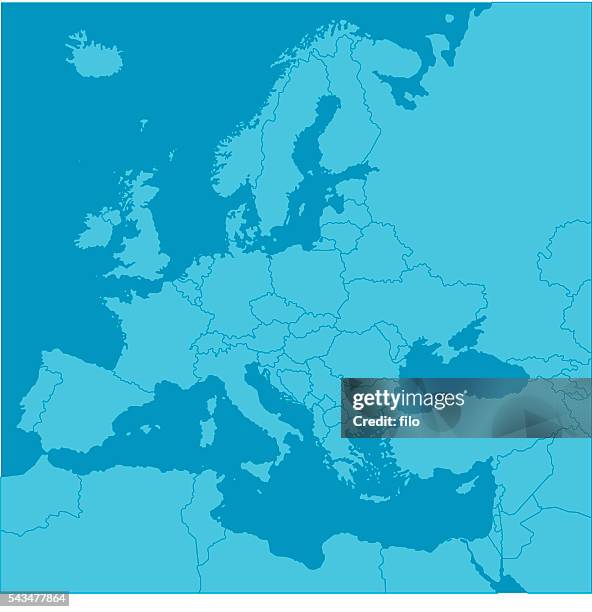 ヨーロッパの地図 - norway点のイラスト素材／クリップアート素材／マンガ素材／アイコン素材